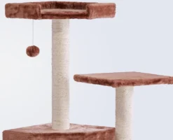 Frisco 52-in Faux Fur Cat Tree & Condo -FRISCO Sales 101799 PT2. SY630 V1584452039