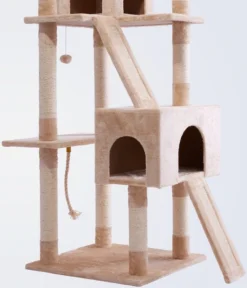 Frisco 72-in Faux Fur Cat Tree & Condo -FRISCO Sales 101811 PT4. SY630 V1584452732