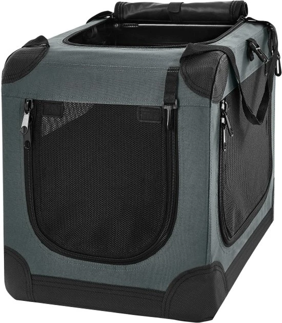 Frisco Indoor & Outdoor 3-Door Collapsible Soft-Sided Dog & Small Pet Crate 7 Frisco Indoor & Outdoor 3-Door Collapsible Soft-Sided Dog & Small Pet Crate - Image 5