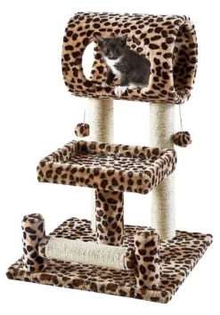 Frisco 28-in Faux Fur Cat Tree