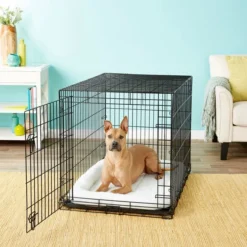 Frisco Heavy Duty Fold & Carry Single Door Collapsible Wire Dog Crate -FRISCO Sales 109783 PT6. SY630 V1550177360