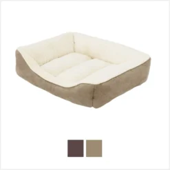 Frisco Rectangular Bolster Cat & Dog Bed -FRISCO Sales 113274 PT2. SY630 V1566318483