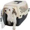 Frisco Plastic Dog & Cat Kennel, Almond & Black 2 Frisco Plastic Dog & Cat Kennel, Almond & Black -FRISCO Sales 120134 MAIN. SY630 V1569020560