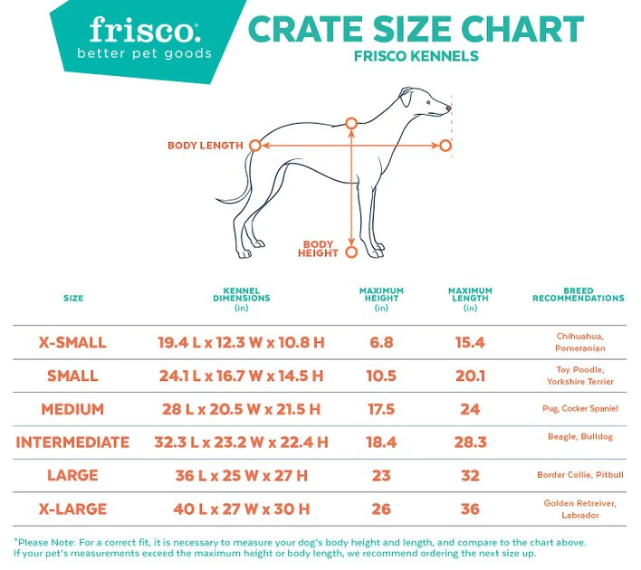 Frisco Plastic Dog & Cat Kennel, Almond & Black 5 Frisco Plastic Dog & Cat Kennel, Almond & Black - Image 3