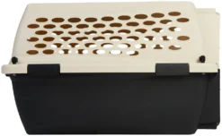 Frisco Plastic Dog & Cat Kennel, Almond & Black 12 Frisco Plastic Dog & Cat Kennel, Almond & Black -FRISCO Sales 120134 PT5. SY630 V1554383838