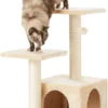 Frisco 28-in Faux Fur Cat Tree & Condo -FRISCO Sales 128073 MAIN. SY630 V1584451166