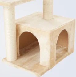 Frisco 28-in Faux Fur Cat Tree & Condo -FRISCO Sales 128073 PT4. SY630 V1584452713