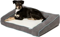 Frisco Plush Orthopedic Bolster Dog Bed w/Removable Cover -FRISCO Sales 129509 PT4. SY630 V1578442715