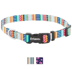 Frisco Patterned Polyester Dog Collar