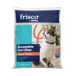 Frisco Tropical Breeze Scented Clumping Clay Cat Litter, 40-lb bag