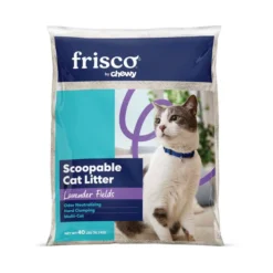 Frisco Lavender Fields Scented Clumping Clay Cat Litter, 40-lb bag