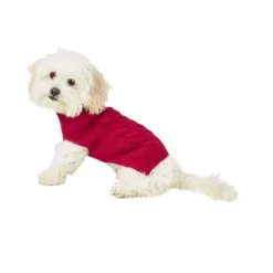 Frisco Dog & Cat Cable Knitted Sweater