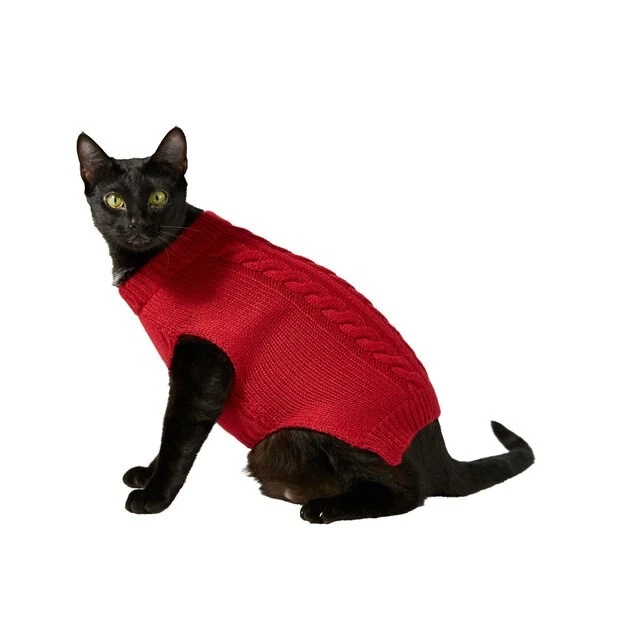 Frisco Dog & Cat Cable Knitted Sweater 6 Frisco Dog & Cat Cable Knitted Sweater - Image 4