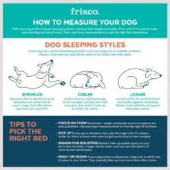 Frisco Square Deep Bolster Cat & Dog Bed -FRISCO Sales 144829 PT3. SY630 V1633993000