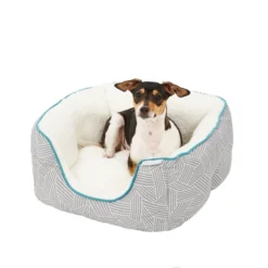 Frisco Square Deep Bolster Cat & Dog Bed -FRISCO Sales 144829 PT4. SY630 V1578442895