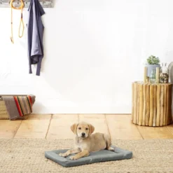 Frisco Dog Crate Mat, Dark Gray