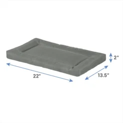 Frisco Dog Crate Mat, Dark Gray -FRISCO Sales 144844 PT3. SY630 V1578443124