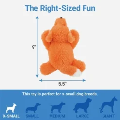 Frisco Plush Squeaking Fox Dog Toy -FRISCO Sales 147012 PT2. SY630 V1539205466