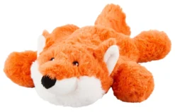 Frisco Plush with Inside Rope Squeaking Fox Dog Toy
