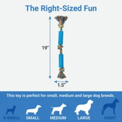 Frisco Rope with Double Handle Grip Dog Toy -FRISCO Sales 147106 PT2. SY630 V1539206420