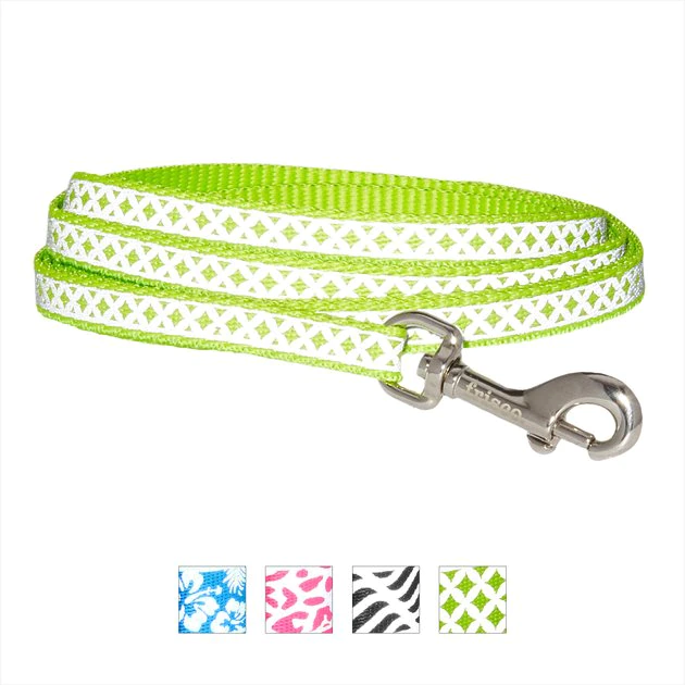Frisco Patterned Nylon Reflective Dog Leash 3 Frisco Patterned Nylon Reflective Dog Leash