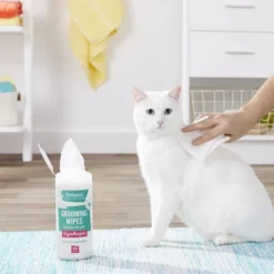 Frisco Hypoallergenic Waterless Grooming Wipes with Aloe for Dogs & Cats, Unscented, 50 count -FRISCO Sales 152581 PT5. SY630 V1556122343