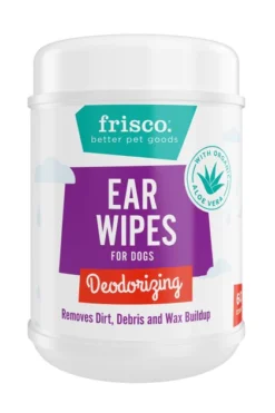 Frisco Deodorizing Ear Wipes with Aloe for Dogs & Puppies