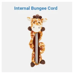 Frisco Bungee Plush Squeaking Giraffe Dog Toy -FRISCO Sales 152822 PT2. SY630 V1549657994