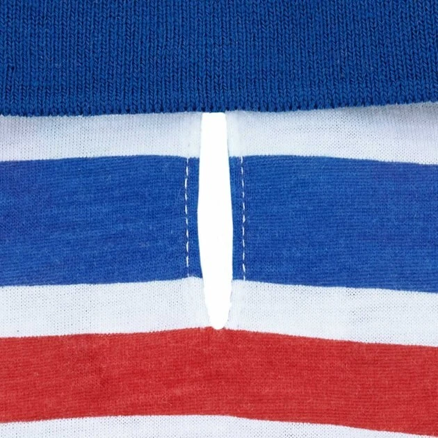 Frisco Striped Dog & Cat Polo Shirt, Red & Blue 7 Frisco Striped Dog & Cat Polo Shirt, Red & Blue - Image 5