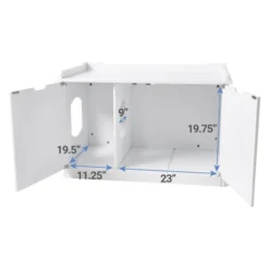 Frisco Decorative Bench Cat Litter Box Cover -FRISCO Sales 156788 PT4. SY630 V1570480051