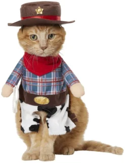 Frisco Front Walking Cowboy Dog & Cat Costume