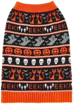 Frisco Halloween Fair Isle Dog & Cat Sweater -FRISCO Sales 158893 PT5. SY630 V1567179432