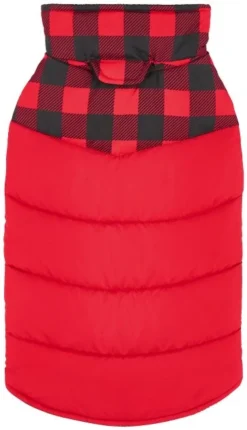 Frisco Boulder Plaid Insulated Dog & Cat Puffer Coat -FRISCO Sales 160221 PT3. SY630 V1567001520