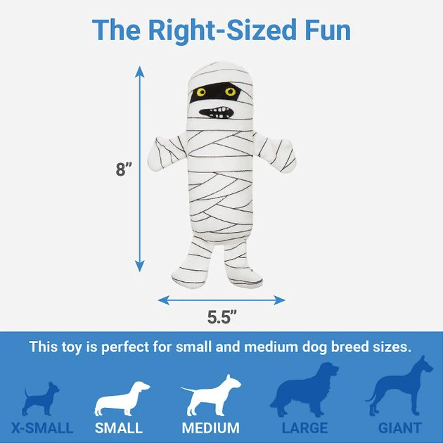 Frisco Halloween Living Dead Monsters Plush Squeaky Dog Toy, 3 count 4 Frisco Halloween Living Dead Monsters Plush Squeaky Dog Toy, 3 count - Image 2