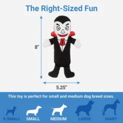 Frisco Halloween Living Dead Monsters Plush Squeaky Dog Toy, 3 count 11 Frisco Halloween Living Dead Monsters Plush Squeaky Dog Toy, 3 count -FRISCO Sales 161345 PT3. SY630 V1563230323
