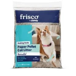 Frisco Unscented Non-Clumping Recycled Paper Cat Litter