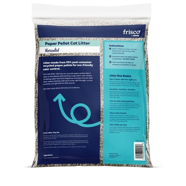 Frisco Unscented Non-Clumping Recycled Paper Cat Litter 5 Frisco Unscented Non-Clumping Recycled Paper Cat Litter - Image 3