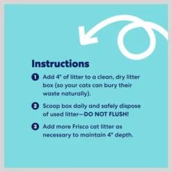 Frisco Multi-Cat Unscented Clumping Clay Cat Litter 14 Frisco Multi-Cat Unscented Clumping Clay Cat Litter -FRISCO Sales 161460 PT5. SY630 V1657656016