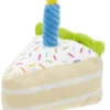 Frisco Plush Birthday Cake Slice with Squeaker Dog Toy -FRISCO Sales 162906 Main. SY630 V1565379460
