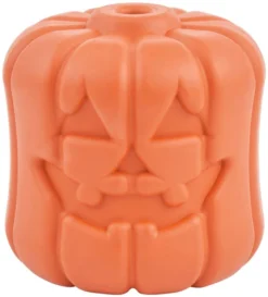 Frisco Halloween Pumpkin Rubber Treat Dispenser Dog Toy