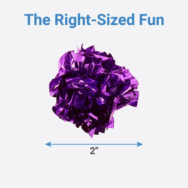 Frisco Paw & Play Crinkle Ball Cat Toy 4 Frisco Paw & Play Crinkle Ball Cat Toy - Image 2