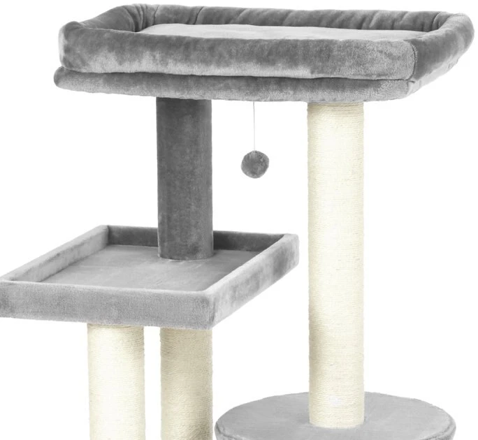 Frisco 42-in Heavy Duty Faux Fur Cat Tree & Condo 5 Frisco 42-in Heavy Duty Faux Fur Cat Tree & Condo - Image 3