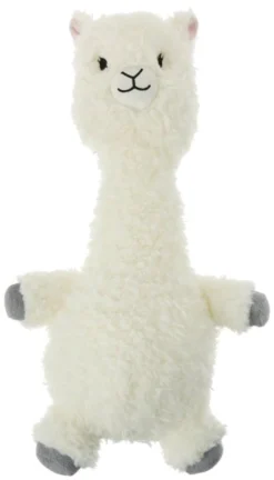 Frisco Bobberz Plush Squeaking Llama Dog Toy