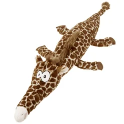Frisco Wagazoo Plush Squeaking Giraffe Dog Toy