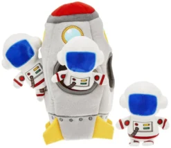 Frisco Hide & Seek Plush Rocket Ship Puzzle Dog Toy