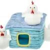 Frisco Hide & Seek Plush Chicken Coop Puzzle Dog Toy -FRISCO Sales 174755 Main. SY630 V1572616725