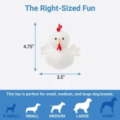 Frisco Hide & Seek Plush Chicken Coop Puzzle Dog Toy -FRISCO Sales 174755 PT2. SY630 V1575299477