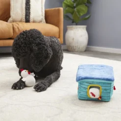 Frisco Hide & Seek Plush Chicken Coop Puzzle Dog Toy -FRISCO Sales 174755 PT3. SY630 V1575298471