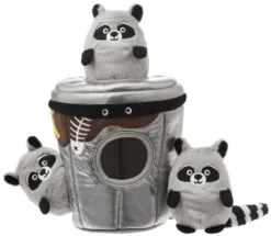 Frisco Hide & Seek Plush Trash Can Puzzle Dog Toy