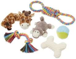 Frisco Plush & Rope Bundle Dog Toy, 6-Pack
